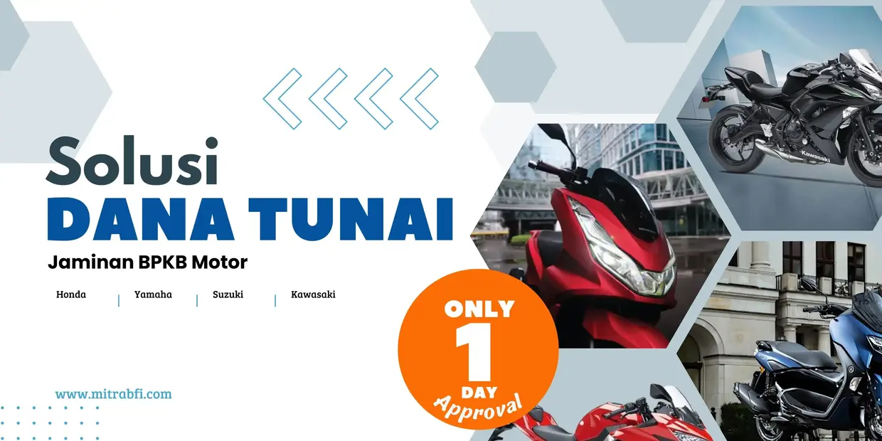 Gadai dan refinanceing BPKB Motor di Depok